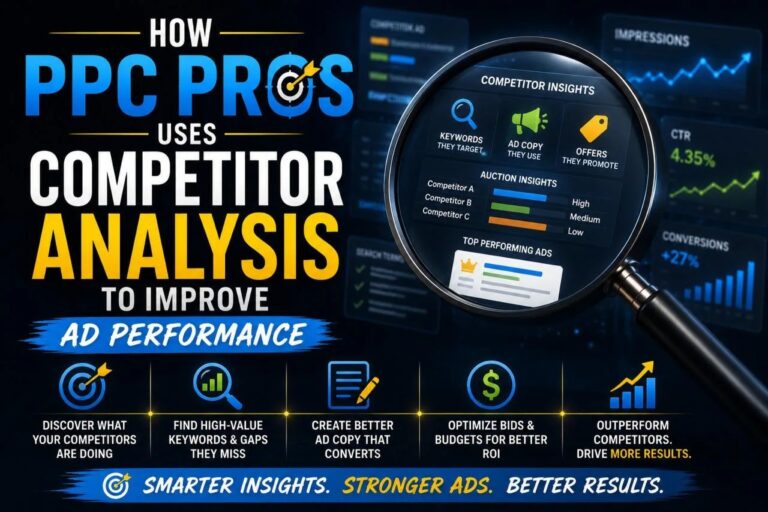 How PPC Pros Uses Competitor Analysis to Improve Ad Performance